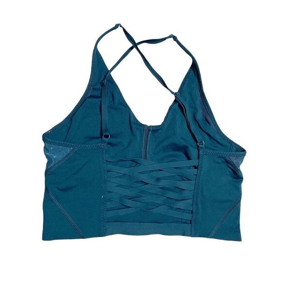 Lululemon Bonded Longline Sports Bra & Just Breathe Pant Set Alberta Lake Size 6 - Picture 9 of 14